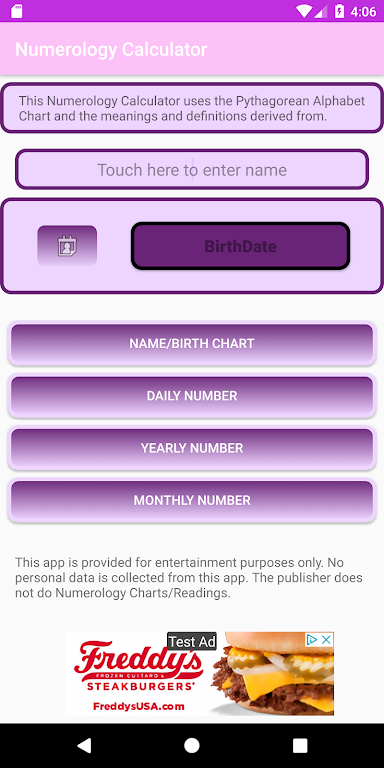 Pythagorean Numerology Calculator Schermafbeelding 0