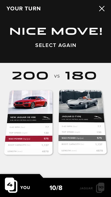 Schermata Jaguar Land Rover Top Trumps 3
