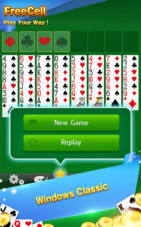 Solitaire - FreeCell Card Game Captura de pantalla 3