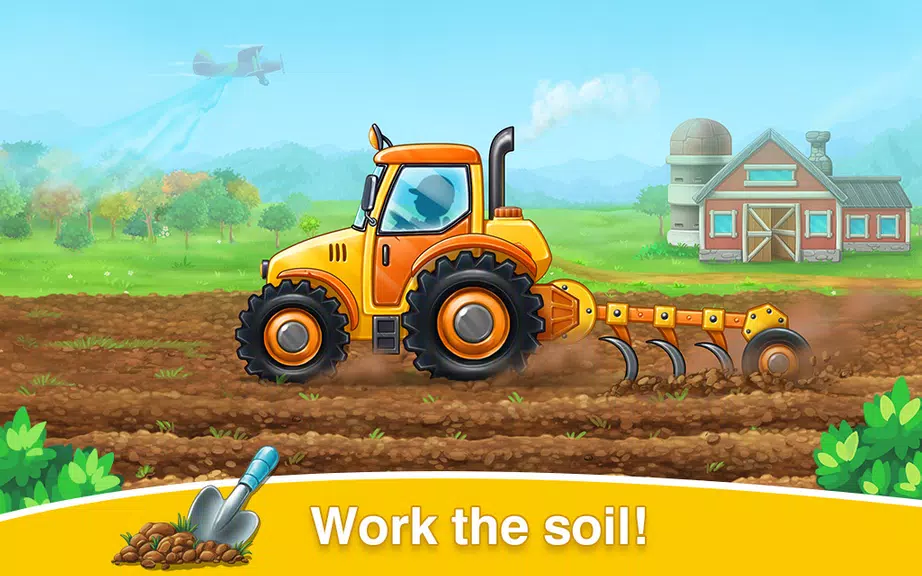 Farm land & Harvest Kids Games Ảnh chụp màn hình 1