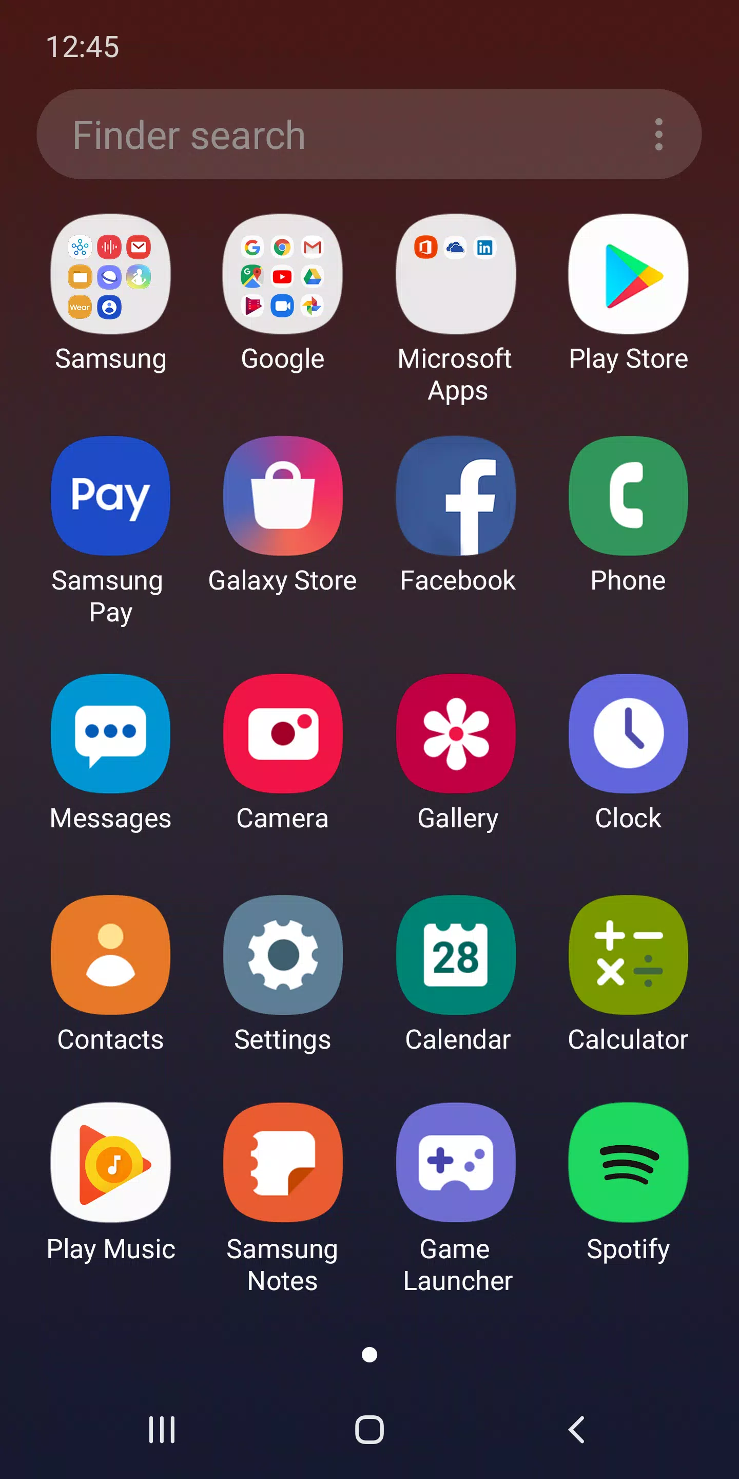 Samsung One UI Home Schermafbeelding 1