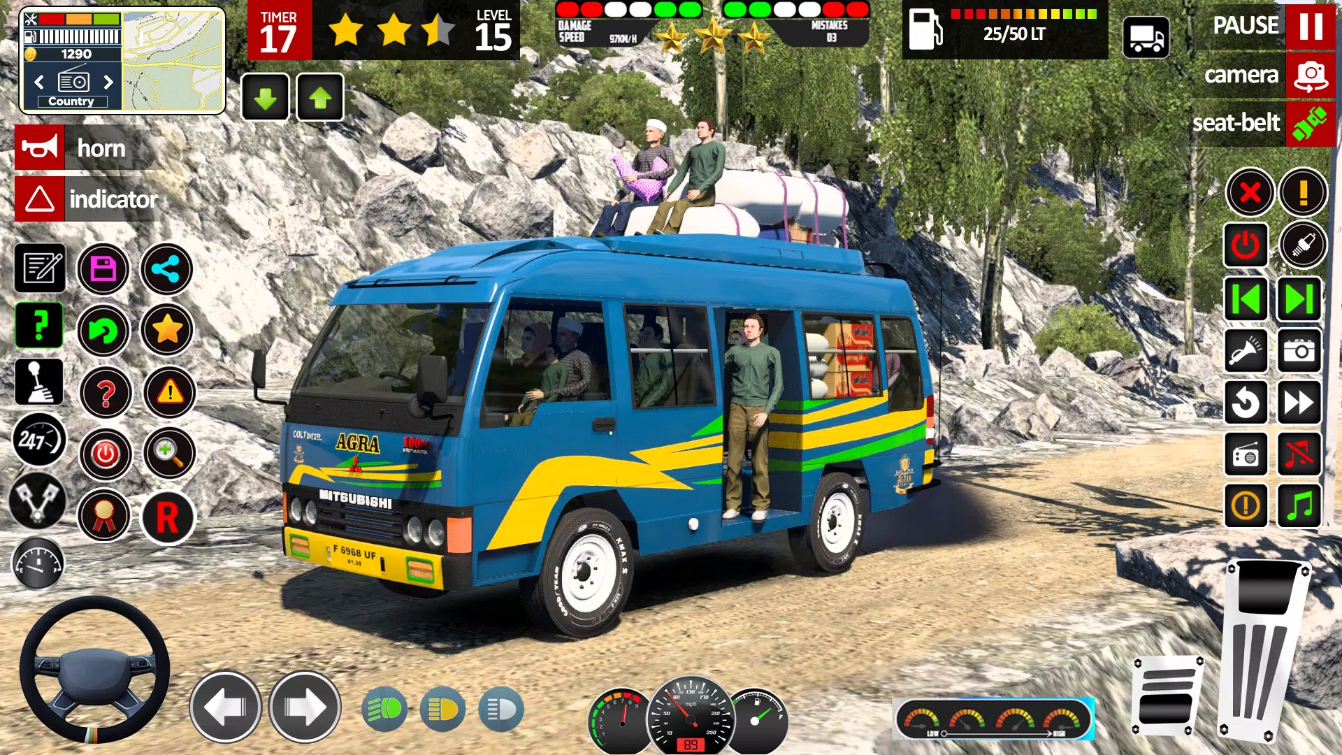 Real Mini Coach: Bus Game 3D 스크린샷 2