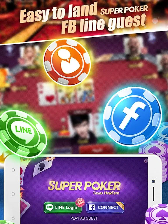 Super Texas Poker--Best Free Texas Hold’em poker Ảnh chụp màn hình 2