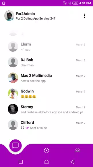 For 2 - Dating Messaging App স্ক্রিনশট 3