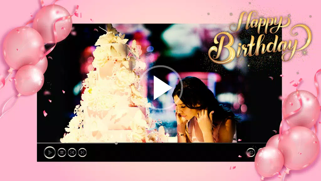 Make Birthday Video With Music Captura de pantalla 2