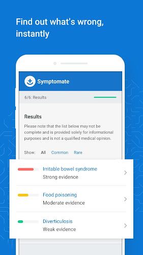 Symptomate – Symptom checker Tangkapan skrin 1