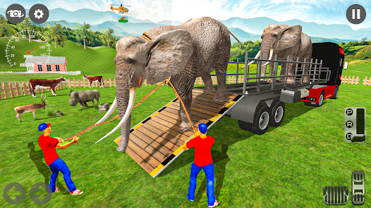 Animal transport Truck game 3d Ekran Görüntüsü 2