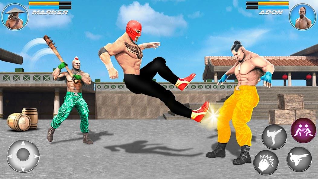 Kung Fu karate Game Offline 3D Mod स्क्रीनशॉट 2