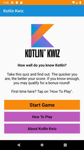 Kotlin Kwiz 螢幕截圖 0