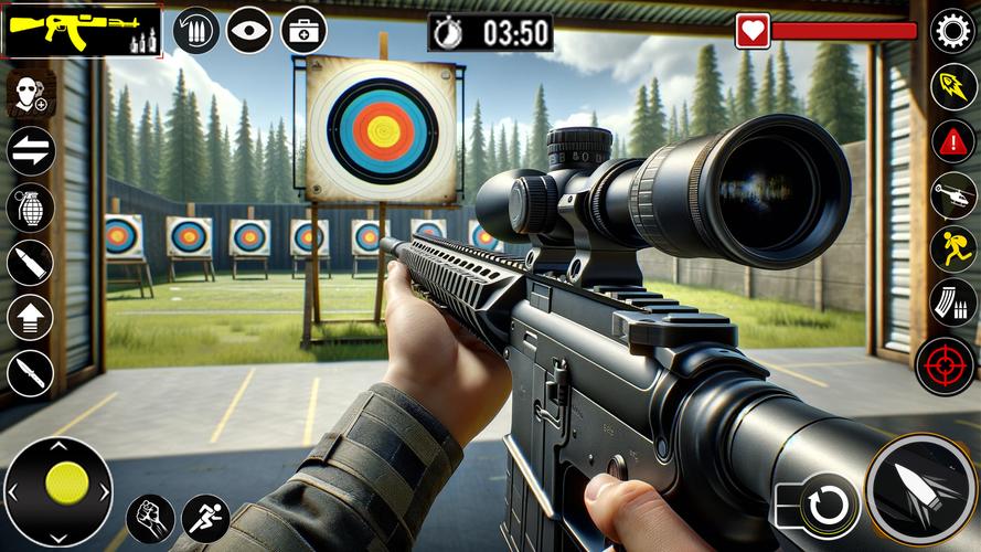 Schermata Real Target Gun Shooter Games 3