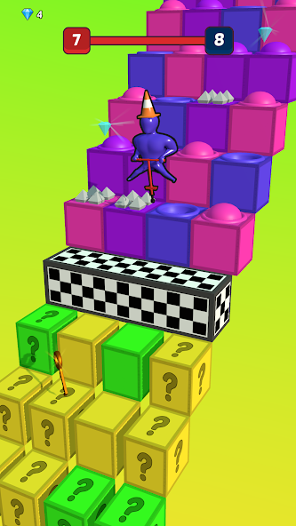 Pop It Run! 3D Mod Ảnh chụp màn hình 1
