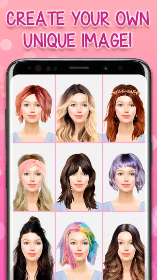 Long Hairstyles Photo Tangkapan skrin 1