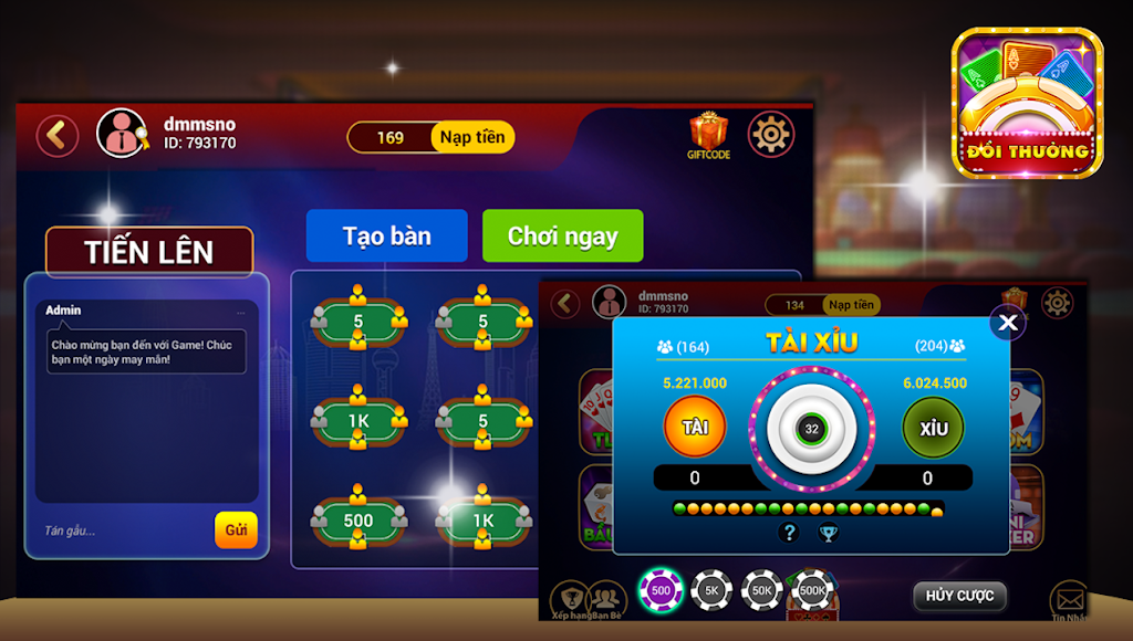 BemClub game danh bai doi thuong Ảnh chụp màn hình 1