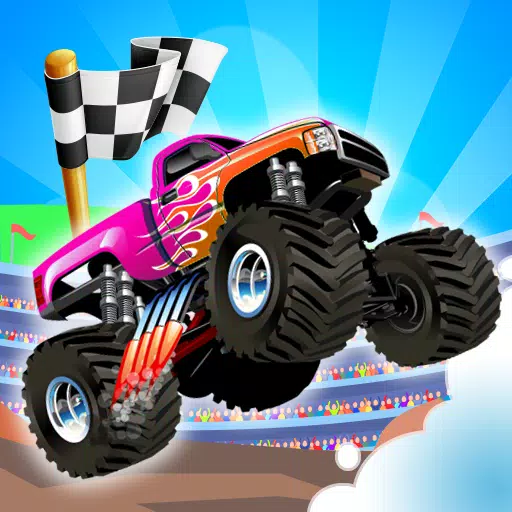 Monster Trucks Kids Race Game