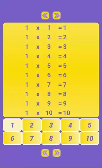 Multiplication Table: Math Tangkapan skrin 0