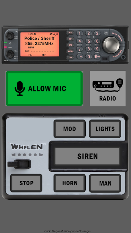 USA Siren Radio Sound Effects Capture d'écran 1