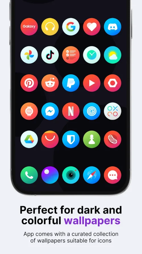 Hera Icon Pack: Circle Icons Screenshot 1