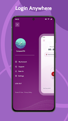 CompassVPN: Fast Unlimited VPN Captura de tela 2