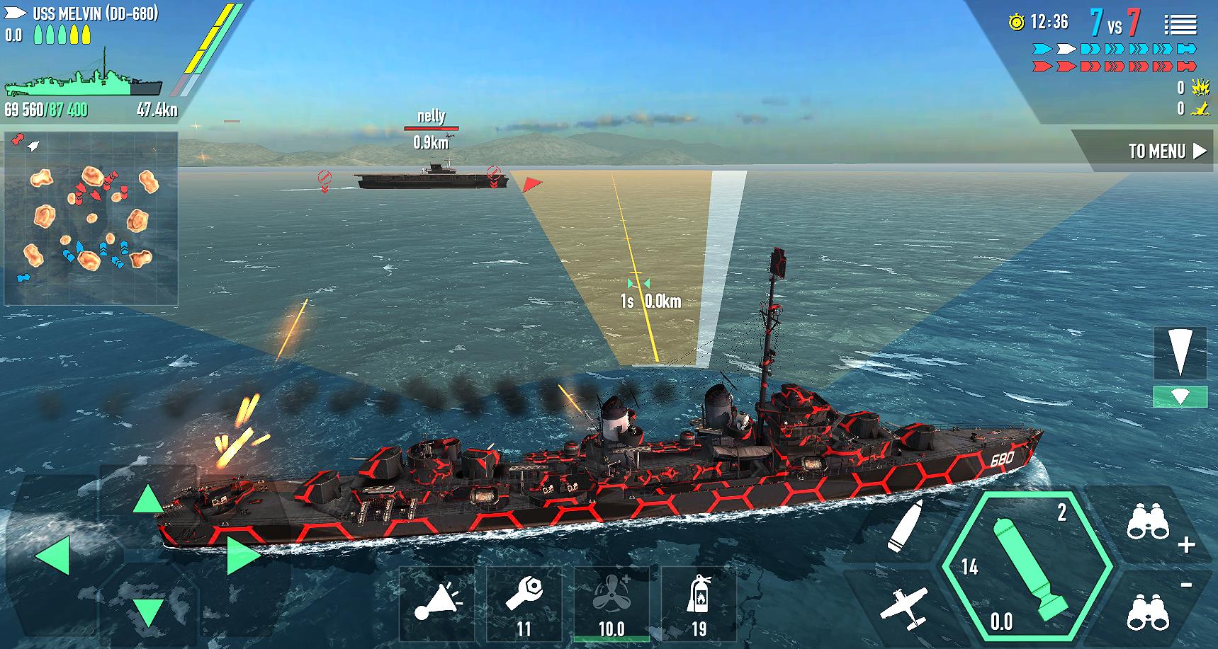 Battle of Warships: Online Captura de pantalla 1