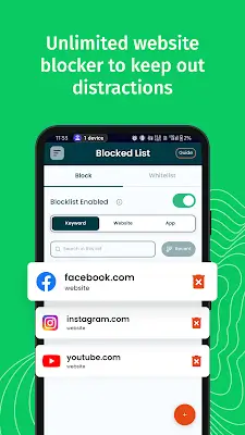 BlockerX: Porn Blocker/ NotFap Zrzut ekranu 3