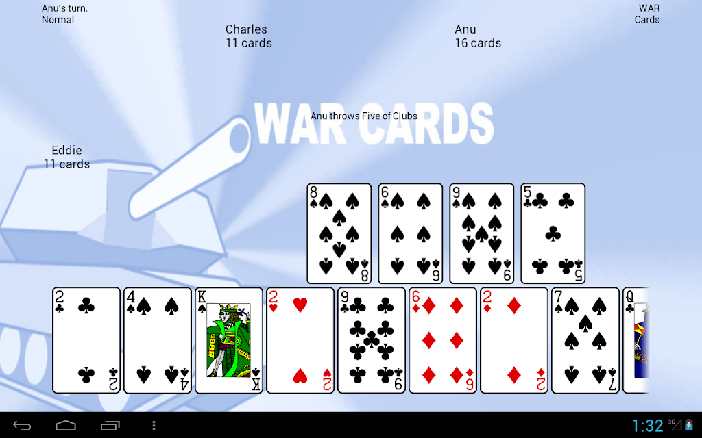 WAR Cards Schermafbeelding 2