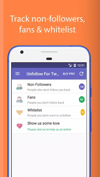 Unfollowers for Twitter Tangkapan skrin 0