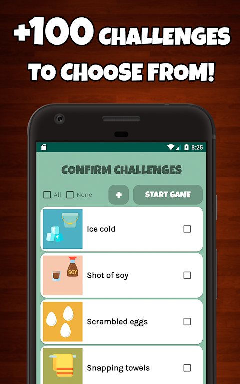Silent Library Challenges: funny dares, party game স্ক্রিনশট 1