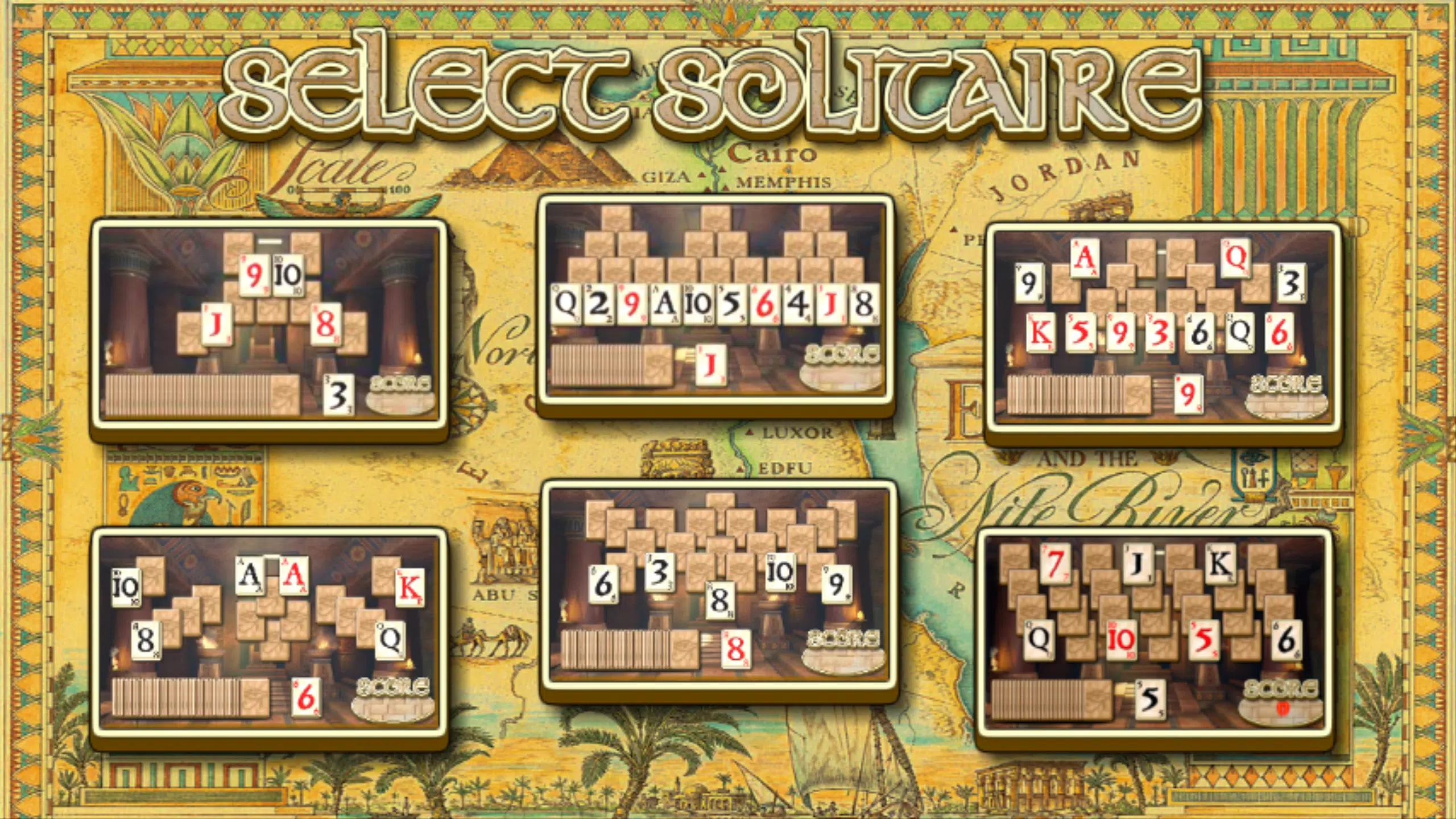 Egypt Solitaire Schermafbeelding 1