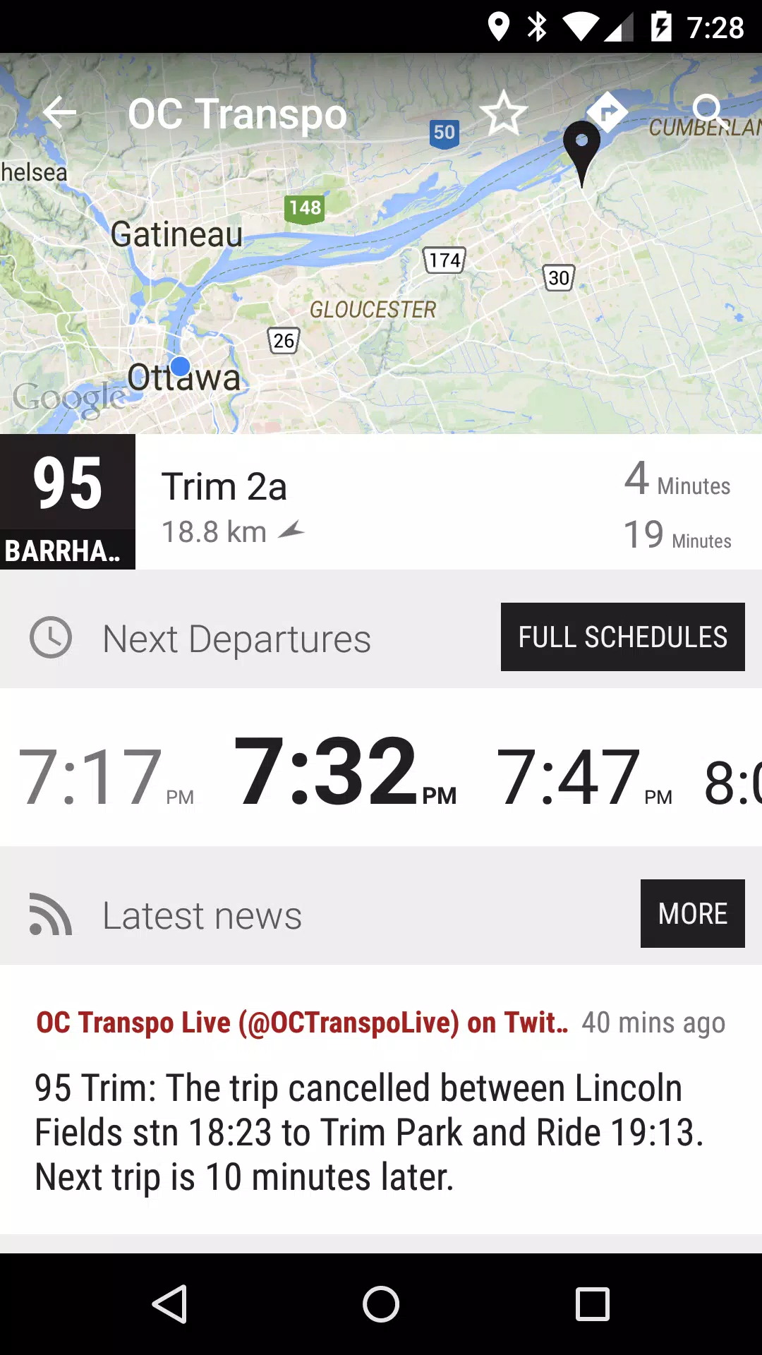 Ottawa OC Transpo Bus - MonTr… スクリーンショット 1