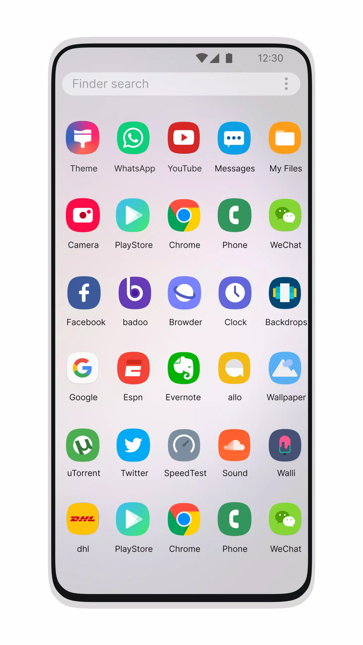 Galaxy S24 Style Launcher ภาพหน้าจอ 1
