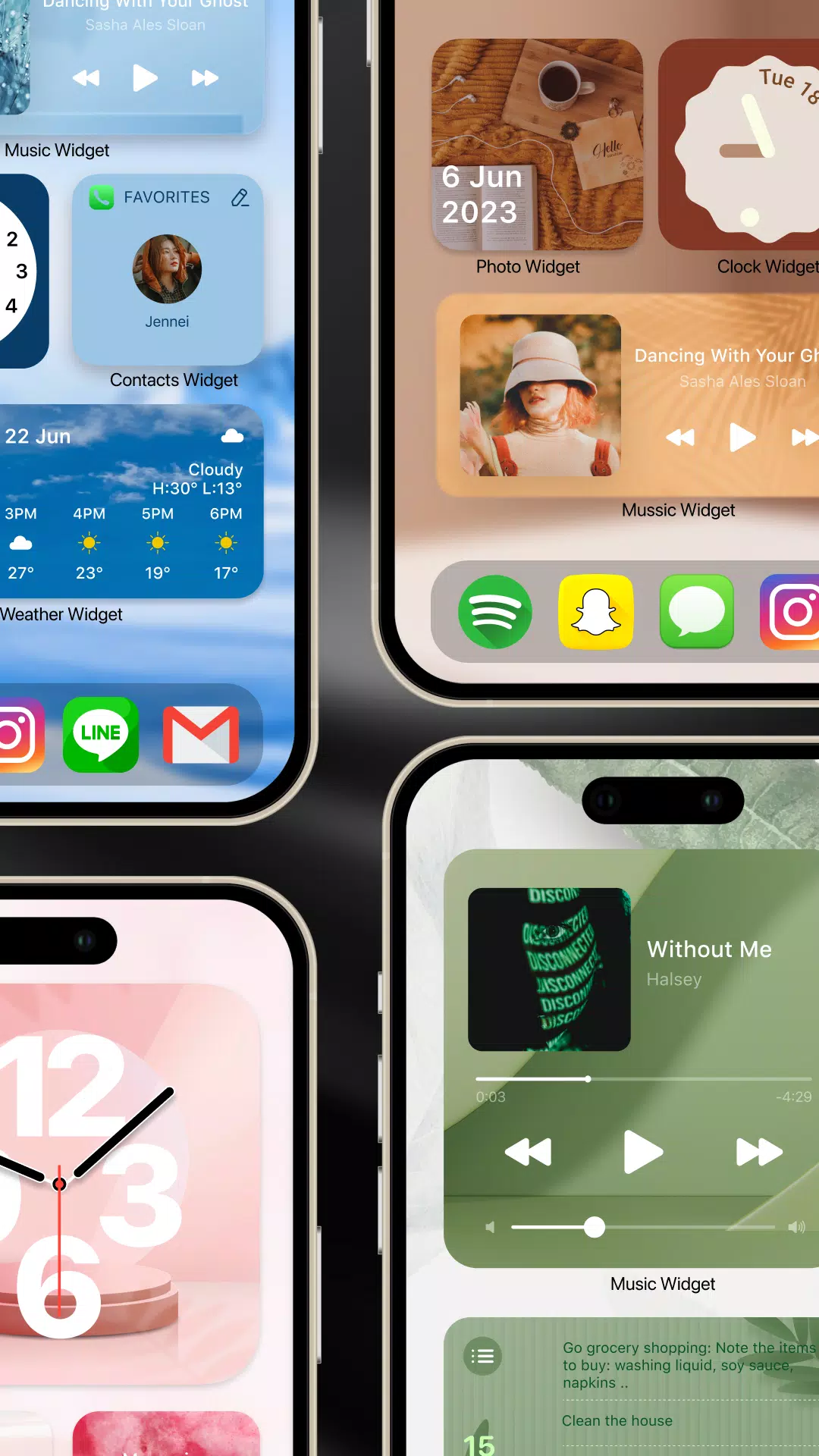 Laka Widgets: Widget OS 18 Schermafbeelding 1