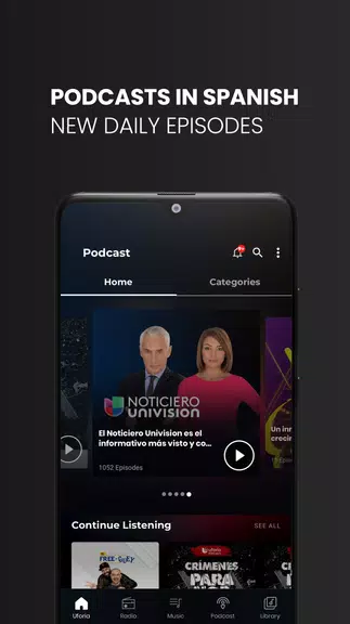 Uforia: Radio, Podcasts, Music Captura de pantalla 1