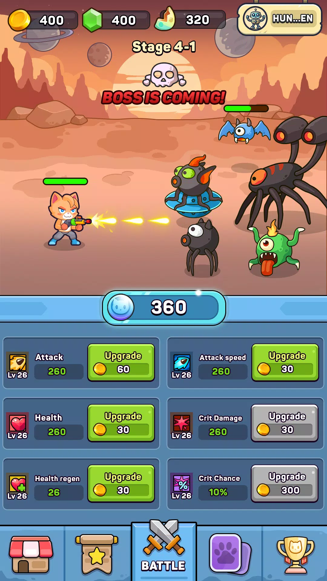 Cat Battle ภาพหน้าจอ 2