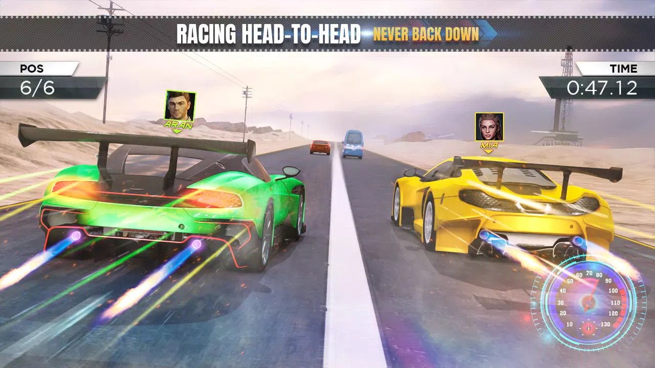 Crazy Speed Car Racing Offline Schermafbeelding 0