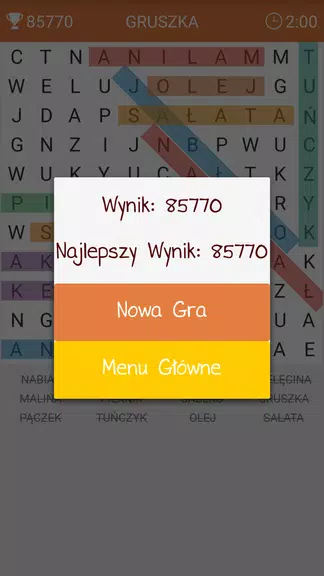 Wykreślanka Screenshot 2