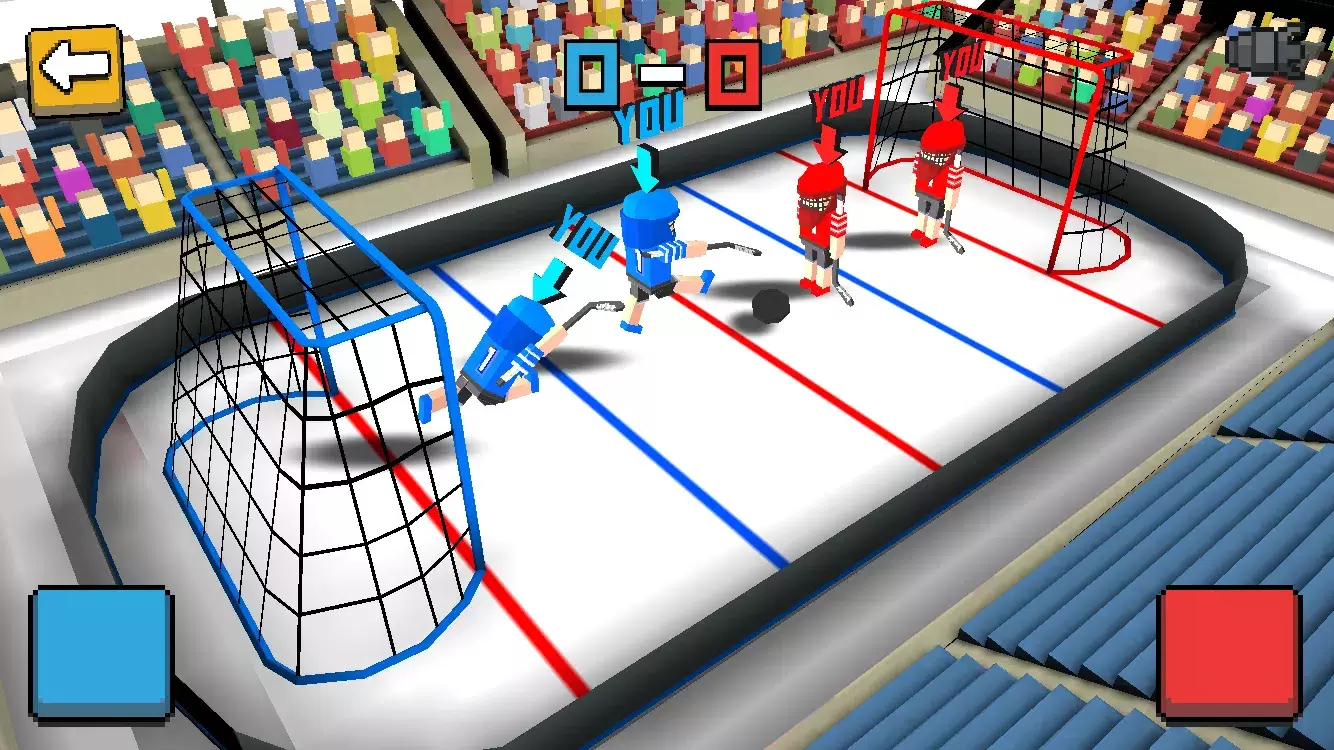 Cubic Hockey 3D Zrzut ekranu 2