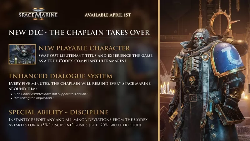 Space Marine 2 devs 'April Fool's Jlogse Sparks Fan ความตื่นเต้นสำหรับเกมฟีเจอร์เกม