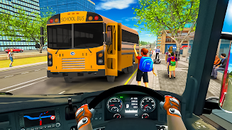 School Bus Transport Simulator 螢幕截圖 1