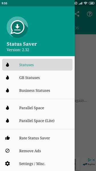 Status, Sticker Saver Tangkapan skrin 2