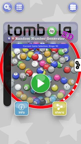 Tombola 3D - Number Generator スクリーンショット 0