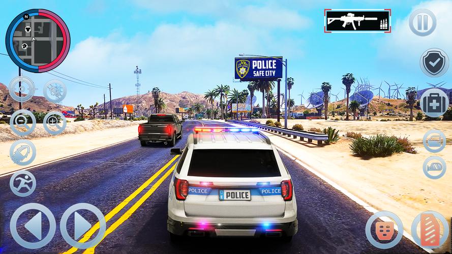 Police Game Transport Truck Captura de pantalla 2