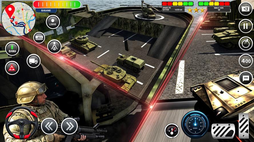 Army Transport Tank Ship Games 스크린샷 1