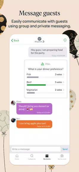 Evite: Email & SMS Invitations 螢幕截圖 3