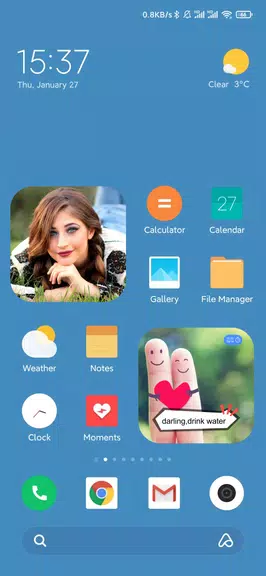Moments Widget Captura de pantalla 1