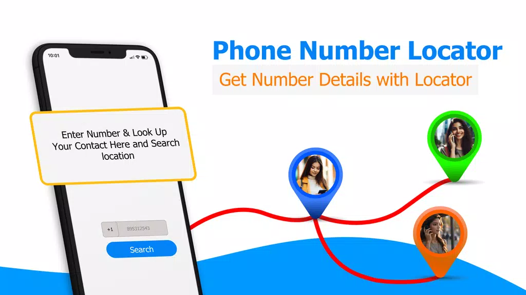 GPS Mobile Number locator App Captura de pantalla 1