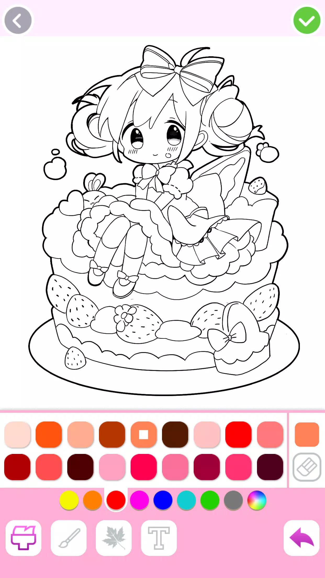 Cute Drawing : Anime Color Fan Tangkapan skrin 3