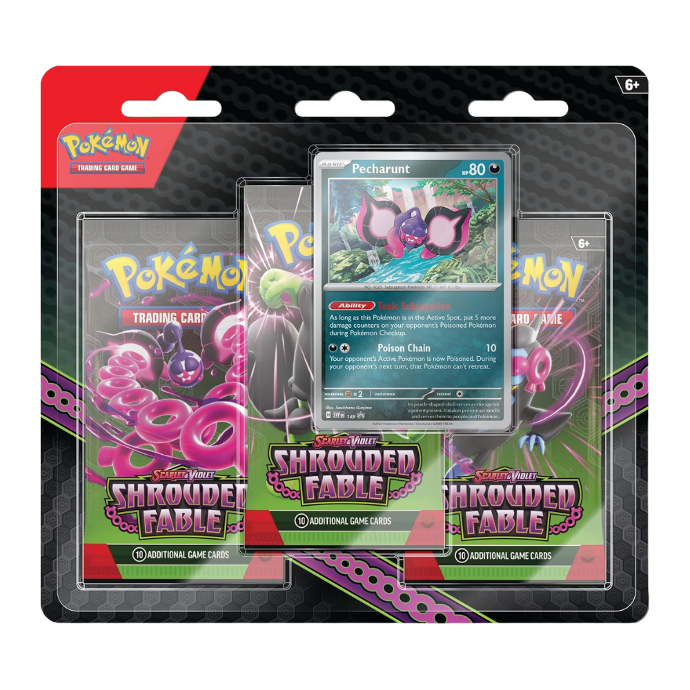 Pokémon TCG: Scarlet & Violet—Shrouded Fable 3-Pack Blister