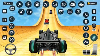 Formula Car Stunt - Car Games Schermafbeelding 1