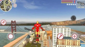 Iron Superhero War - Superhero Games Ảnh chụp màn hình 2