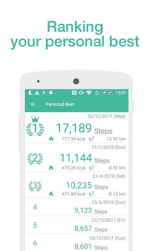 Pedometer - Step Counter Maipo ဖန်သားပြင်ဓာတ်ပုံ 2